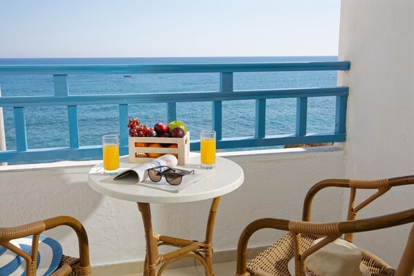 公寓, 1 间卧室, 海景 | 阳台景观