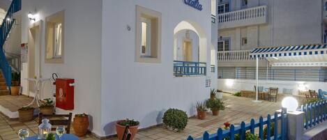 Front of property - evening/night