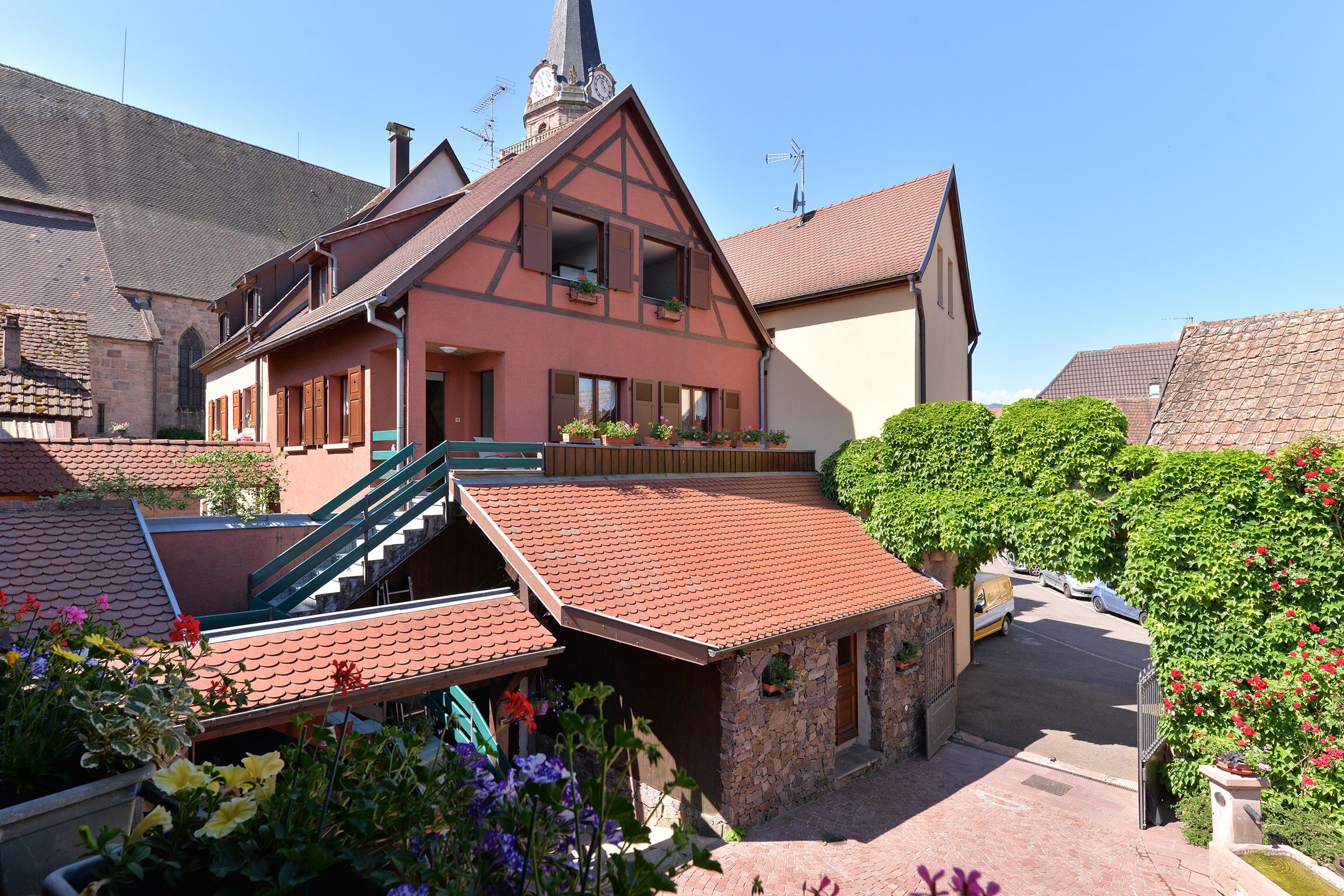 Façade de l’hébergement