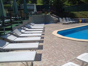 Seasonal outdoor pool