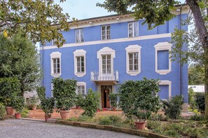 Majoituspaikan julkisivu