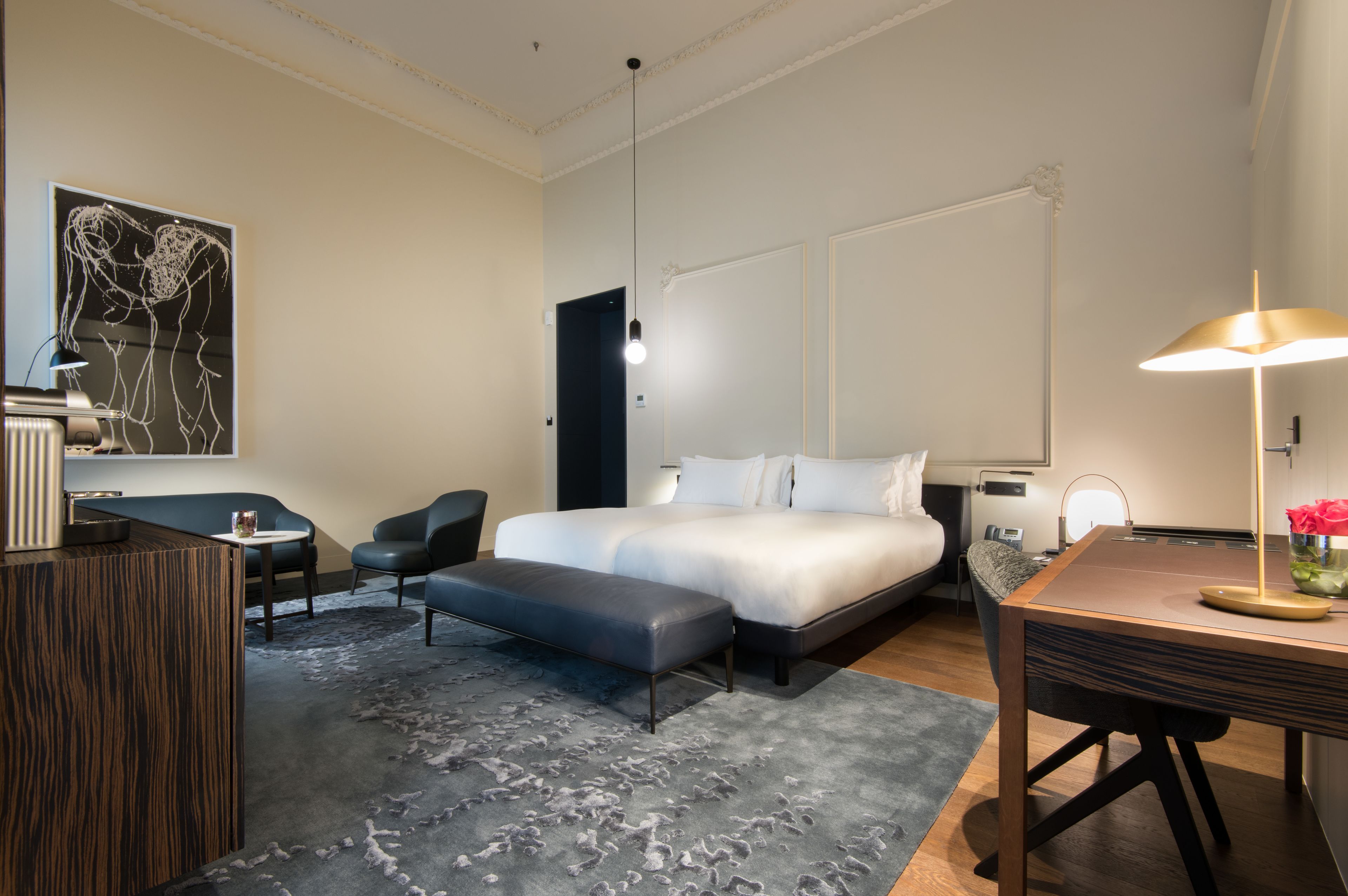 premium bedding, minibar, in-room safe, individually decorated