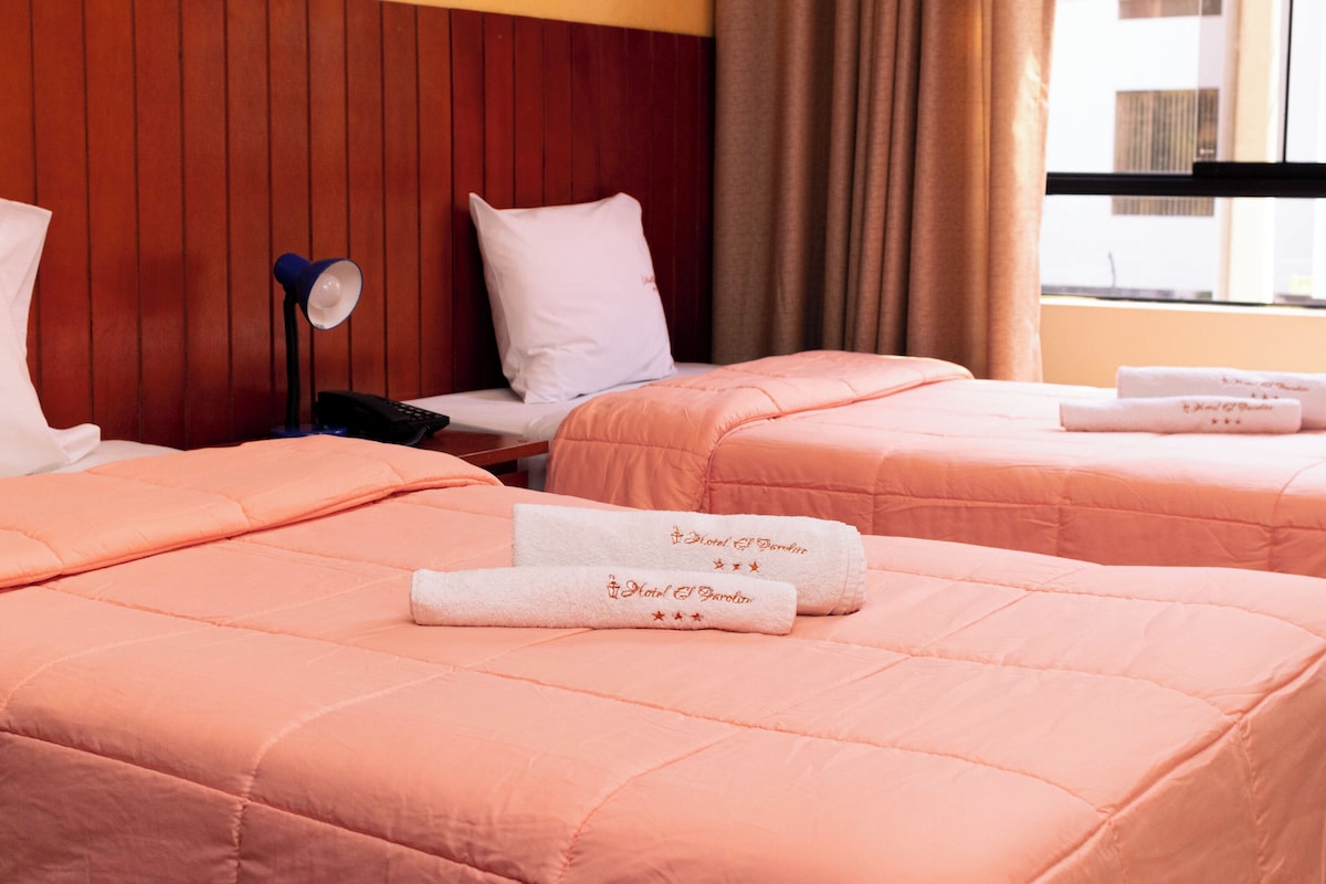 Twin Room | In-room safe, iron/ironing board (on request), cots/infant beds
