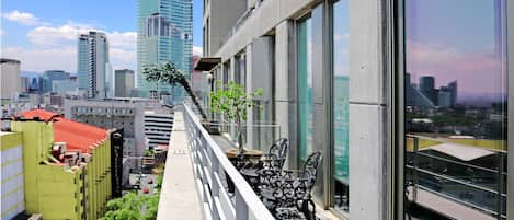 Exclusive Apartment, Terrace, City View | Terrace/patio