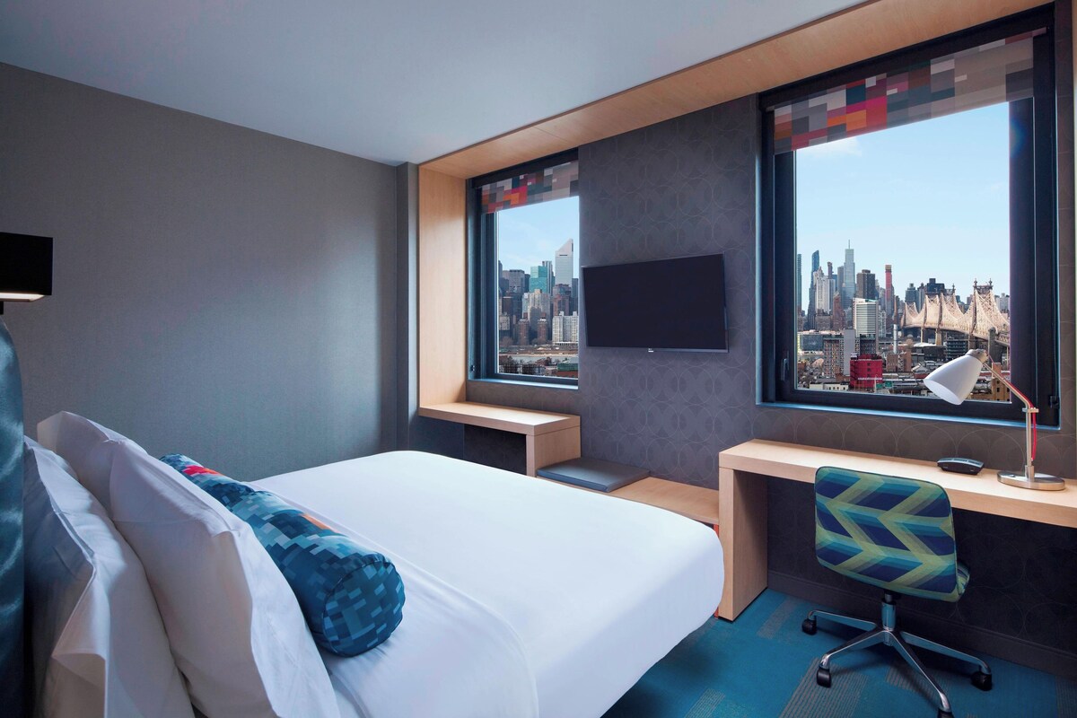 In-room safe, desk, blackout drapes, iron/ironing board