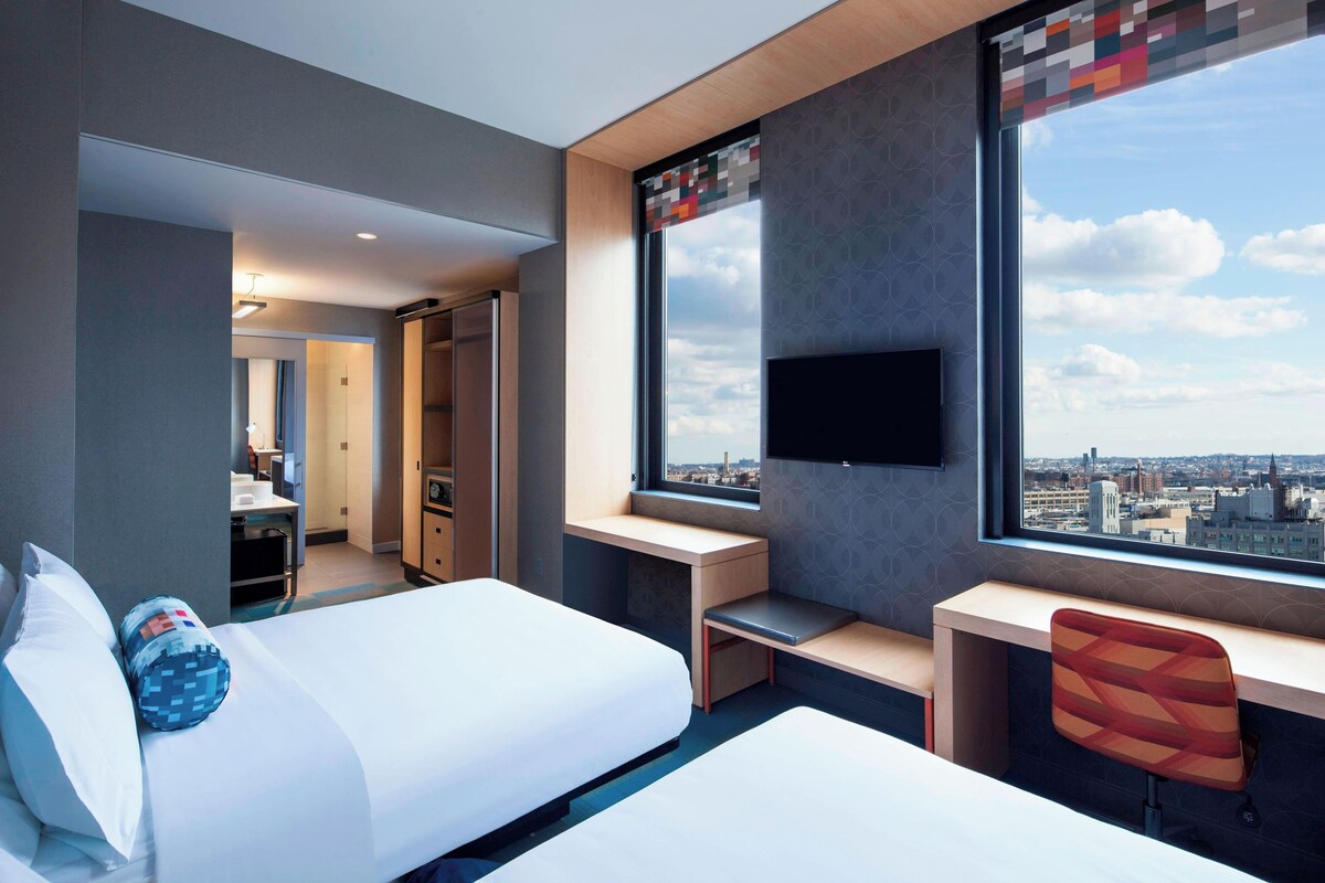 In-room safe, desk, blackout drapes, iron/ironing board