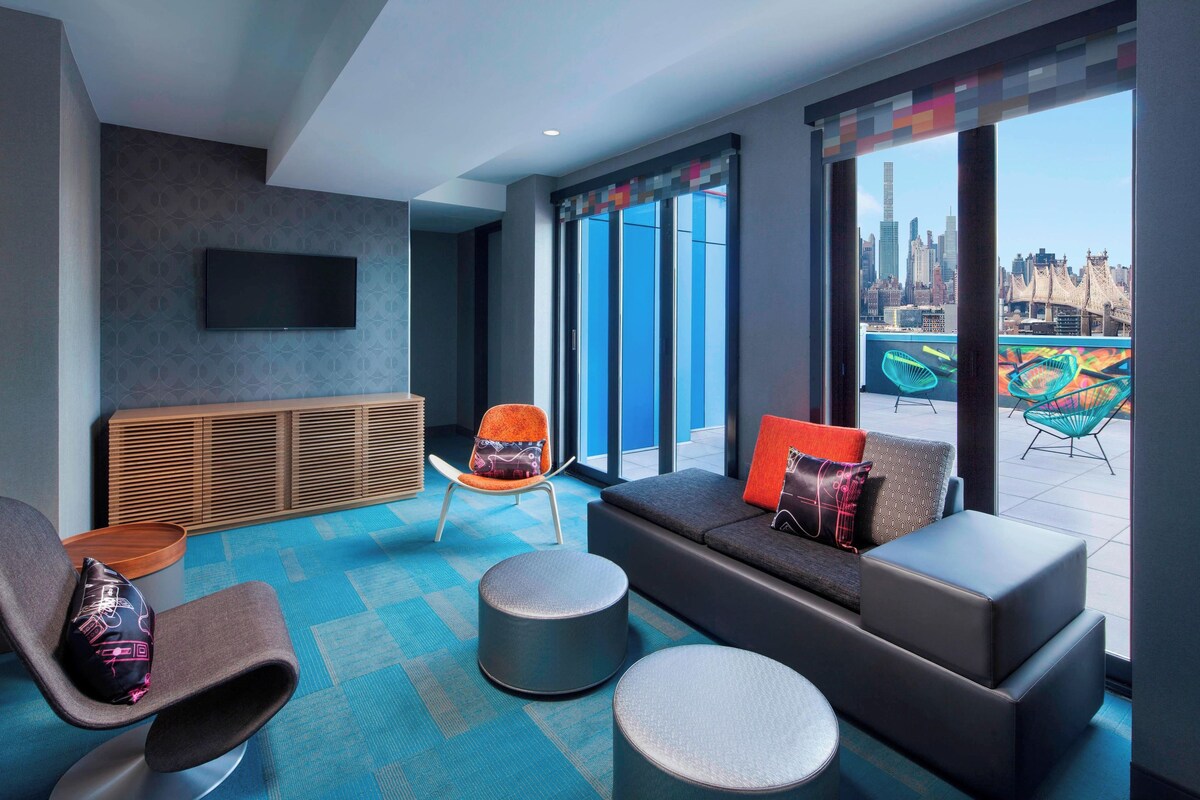 In-room safe, desk, blackout drapes, iron/ironing board