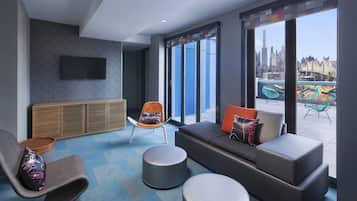 In-room safe, desk, blackout curtains, iron/ironing board