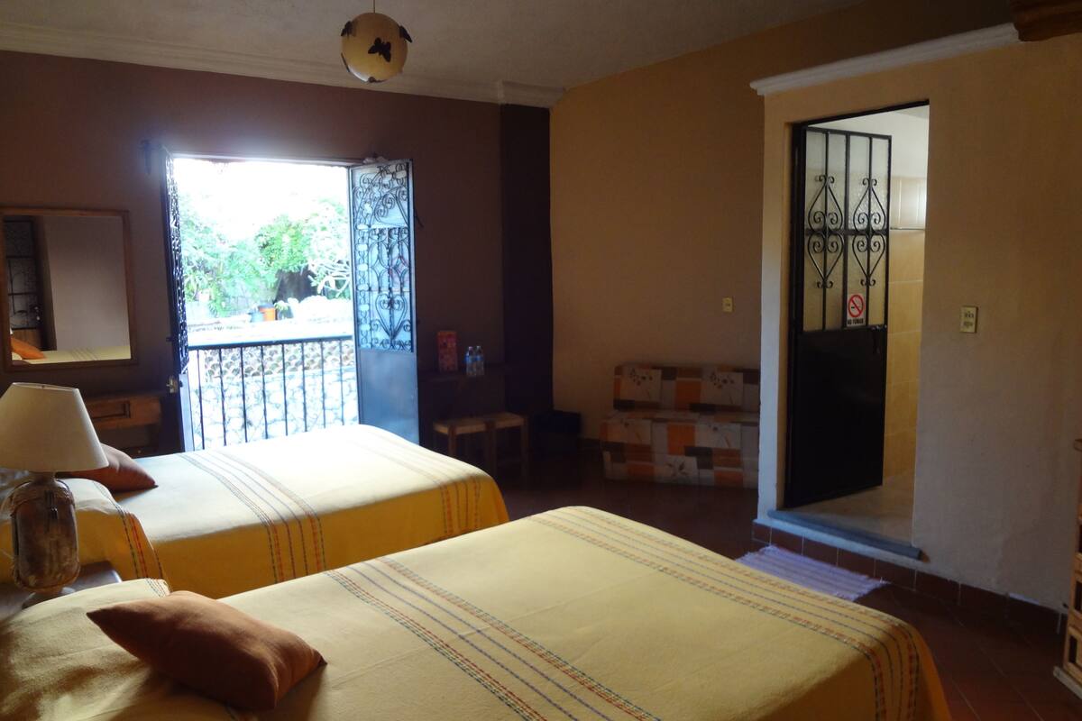 Double Room, Balcony | Iron/ironing board, free WiFi