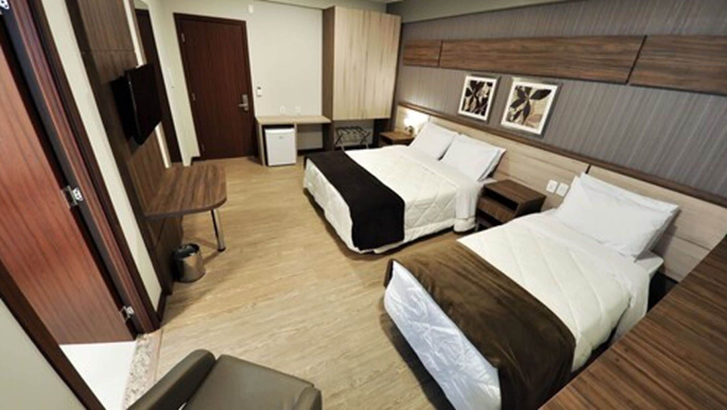 luxury twin room | minibar, in-room safe, desk, laptop workspace