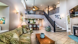 Luxury Villa, 4 Bedrooms, Partial Lake View | Living area - Kingston Windermere 9F 4 Bedroom Villa by Prista Management (Myrtle Beach)