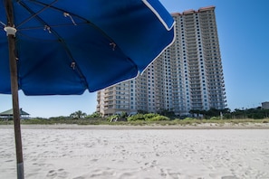 Na praia 