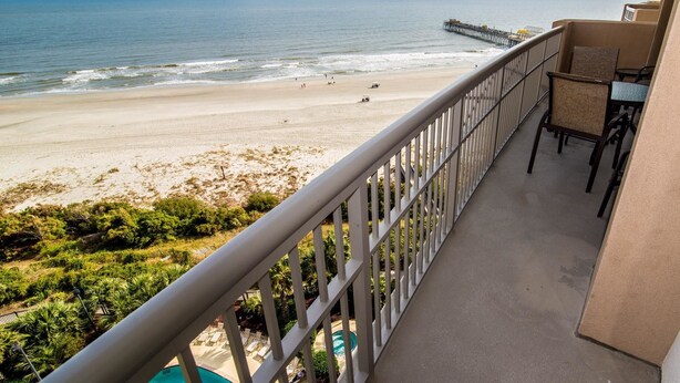 Luxury Condo, 3 Bedrooms, Oceanfront | Balcony - Margate 804 Carlos and Terry's 3 Bedroom Condo by Prista Management (Myrtle Beach)