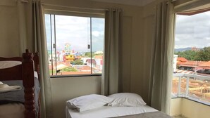 Family Room | 2 bedrooms, desk, blackout drapes, iron/ironing board (on request) - Apart Hotel Atlantico (Penha)