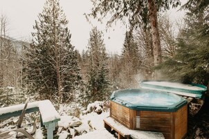小屋, 1 间卧室 | 室外 SPA 浴缸