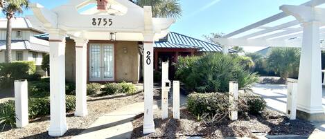 Fassade der Unterkunft