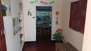 Interior entrance