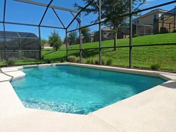 Alberca al aire libre 