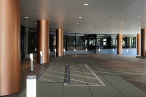 Blick von der Unterkunft