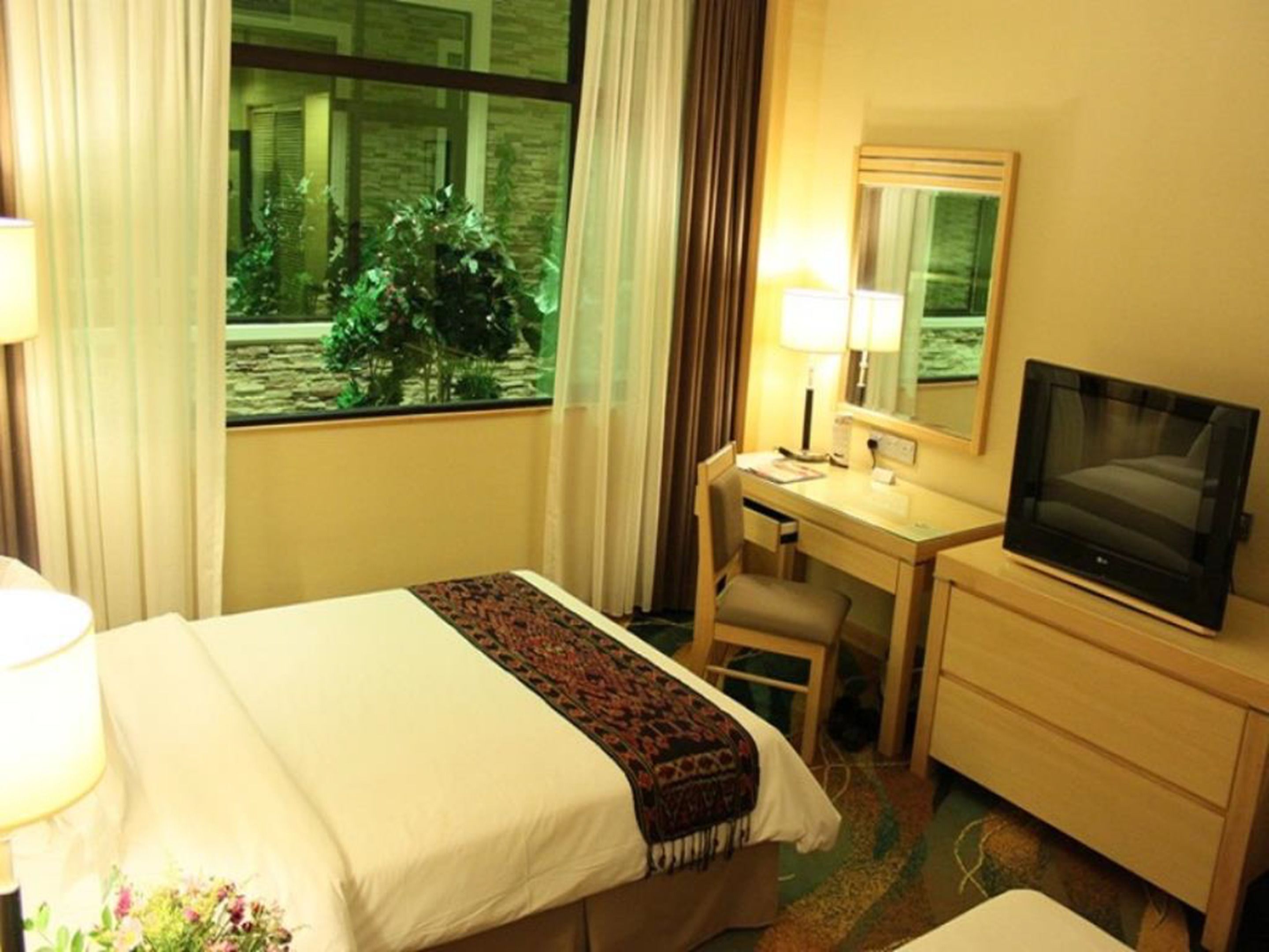 in-room safe, desk, blackout curtains, iron/ironing board