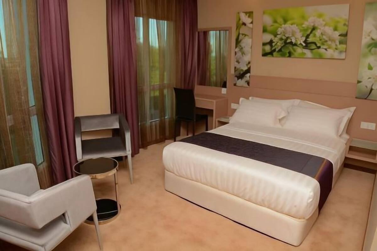 In-room safe, desk, iron/ironing board, rollaway beds