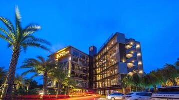 Front of property – evening/night