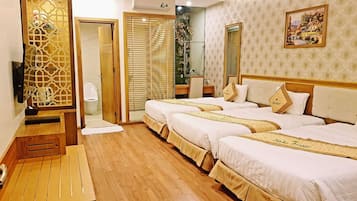 Standard Triple Room, 1 Bedroom | 1 bedroom, premium bedding, memory-foam beds, minibar