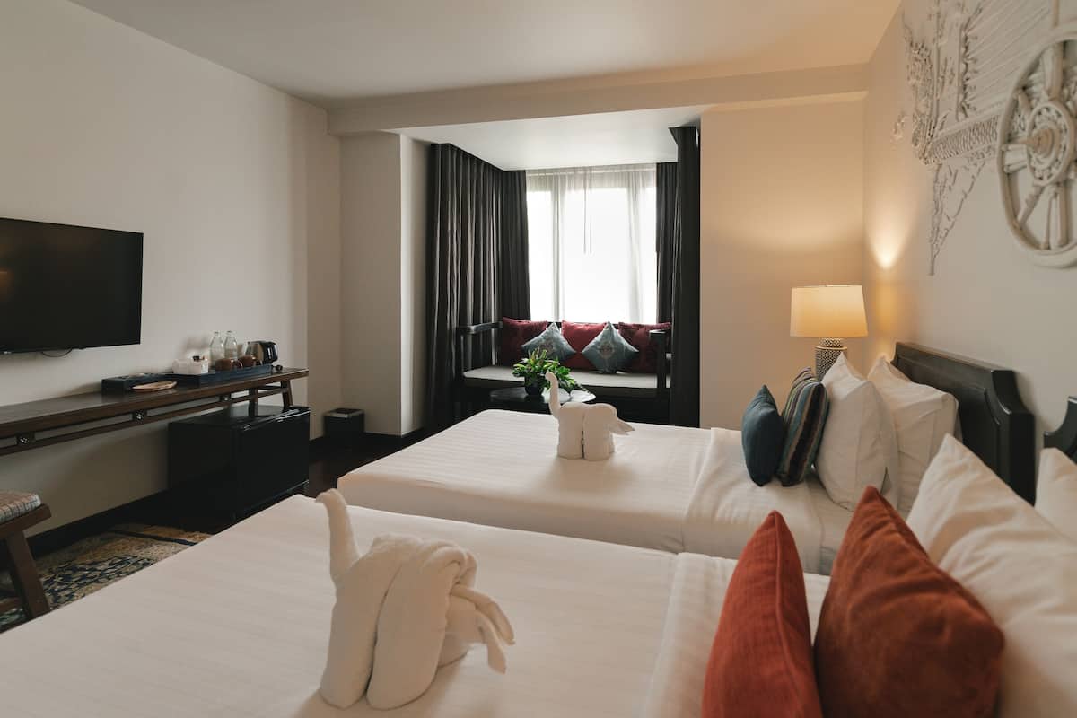 Minibar, in-room safe, desk, blackout drapes