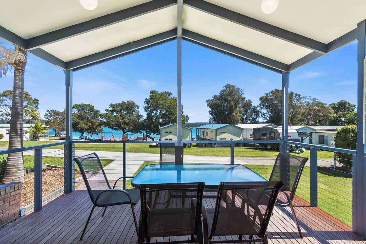 Ferienhütte, 2 Schlafzimmer (Park) | Terrasse/Patio