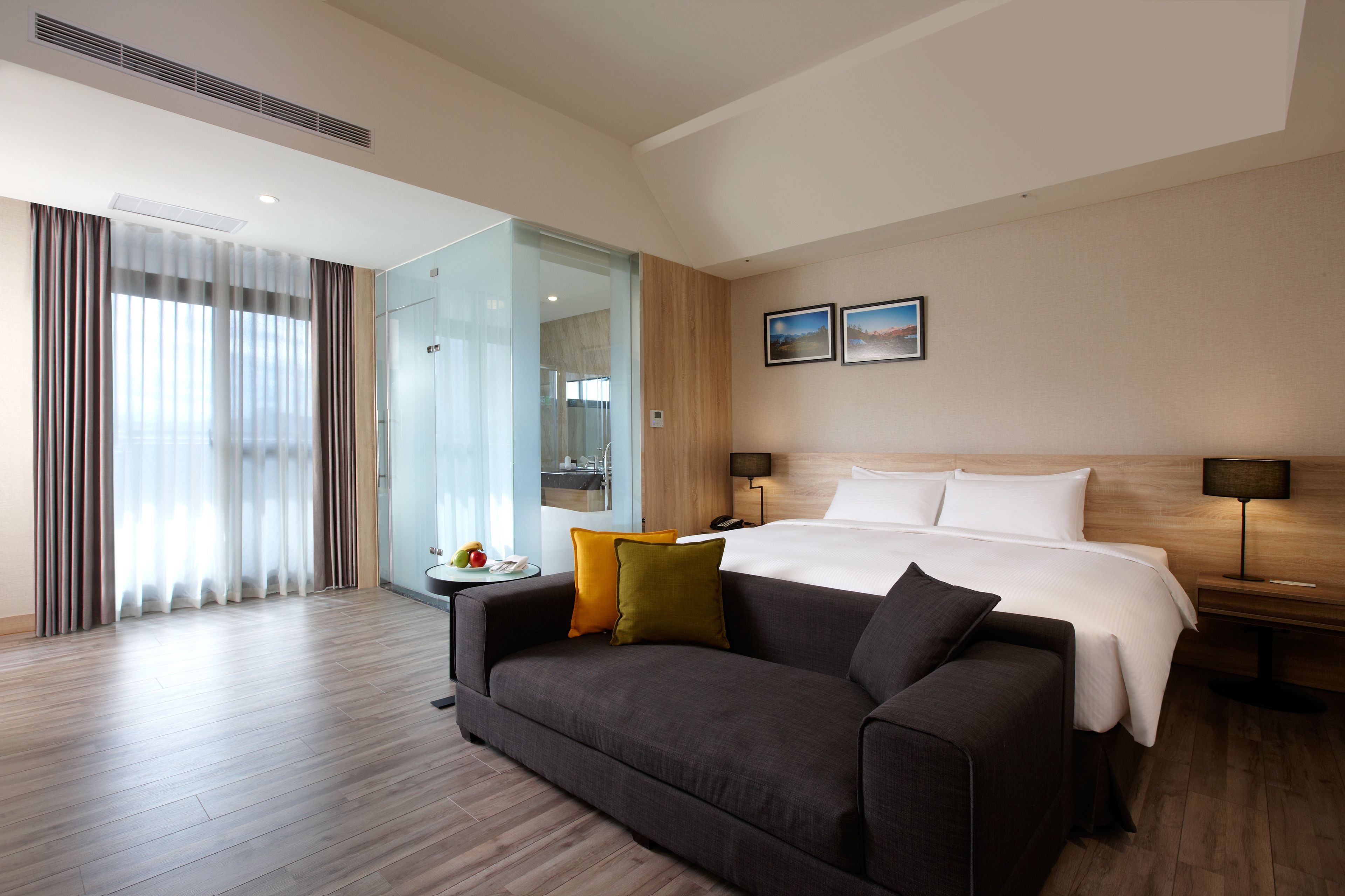 deluxe double room, 1 king bed, balcony, tower | premium bedding, down duvets, in-room safe, desk