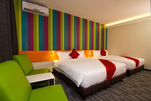 Family Room | 1 bedroom, in-room safe, desk, iron/ironing board - Baguss Hotel and Serviced Apartment (Johor Bahru)