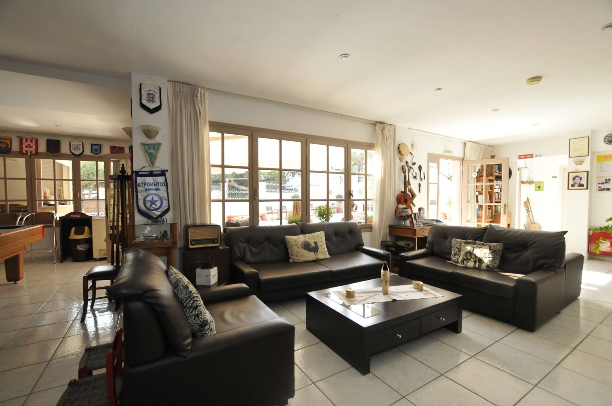Lobby sitting area