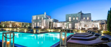 Front of property - evening/night