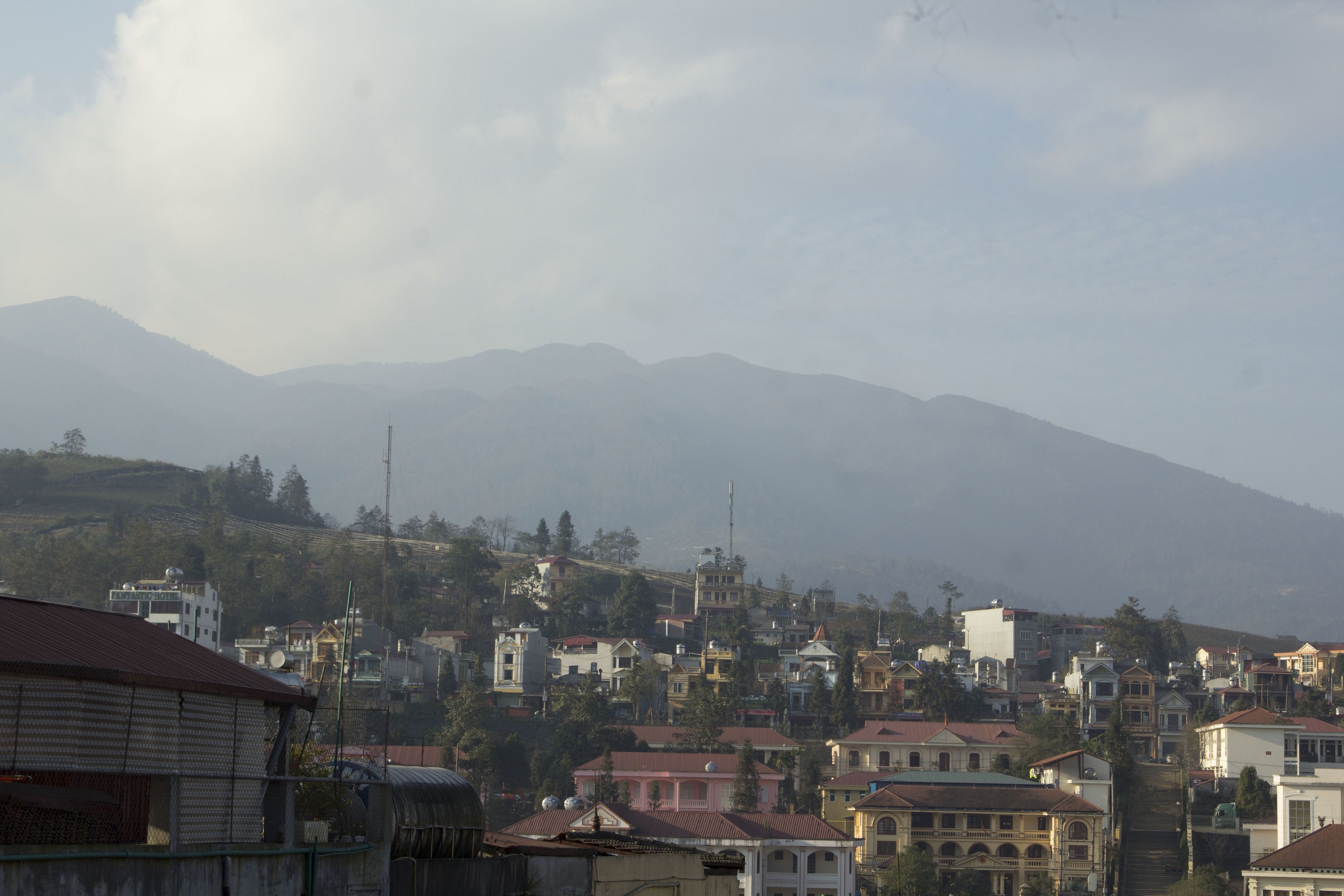 deluxe double room, terrace, mountain view | view from room