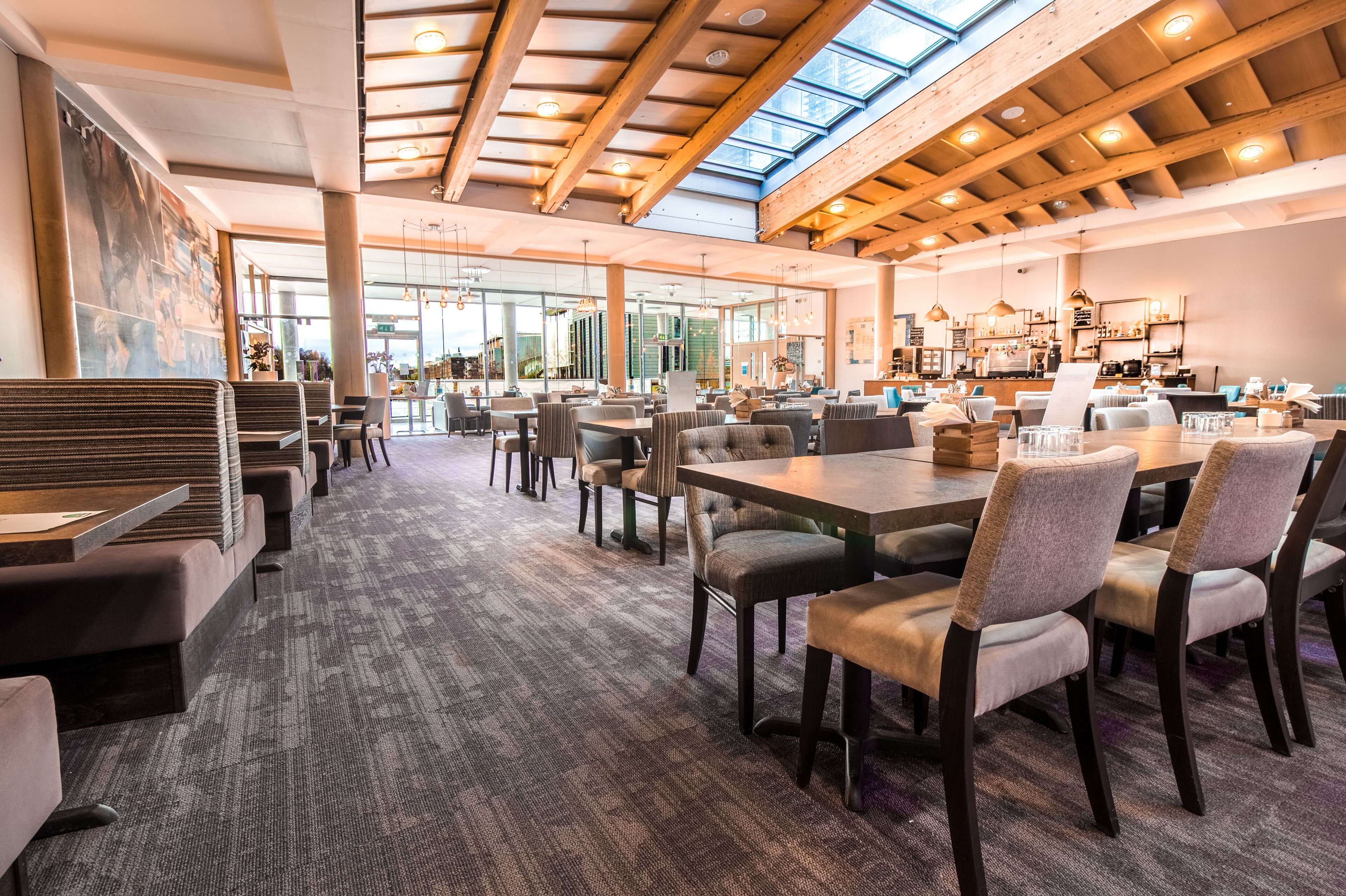 daily buffet breakfast (gbp 11.95 per person)