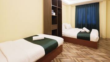 Desk, iron/ironing board, free WiFi, bed sheets