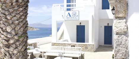 Façade de l’hébergement