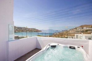Villa, 2 Bedrooms, Jetted Tub, Sea View | View from room - Anixi - Primavera Mykonos (Mykonos)