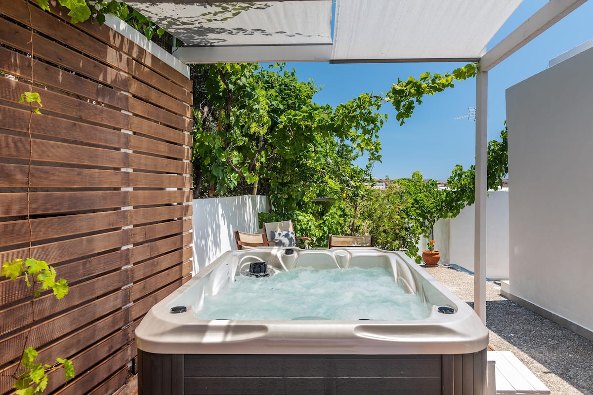 Superior Triple Room, Hot Tub | Terrace/patio