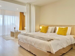 Quarto luxo, vista para o mar