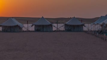 Uitzicht vanuit accommodatie