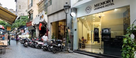 Façade de l’hébergement