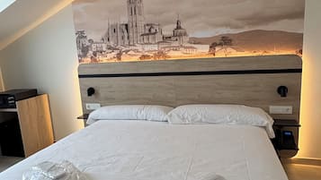 Premium Double Room, 1 Queen Bed | Desk, blackout drapes, iron/ironing board, free WiFi