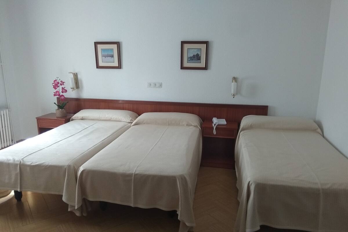 Standard Triple Room, 3 Twin Beds | Desk, blackout drapes, iron/ironing board (on request), WiFi (free)