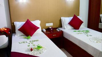 Minibar, desk, iron/ironing board, free cots/infant beds