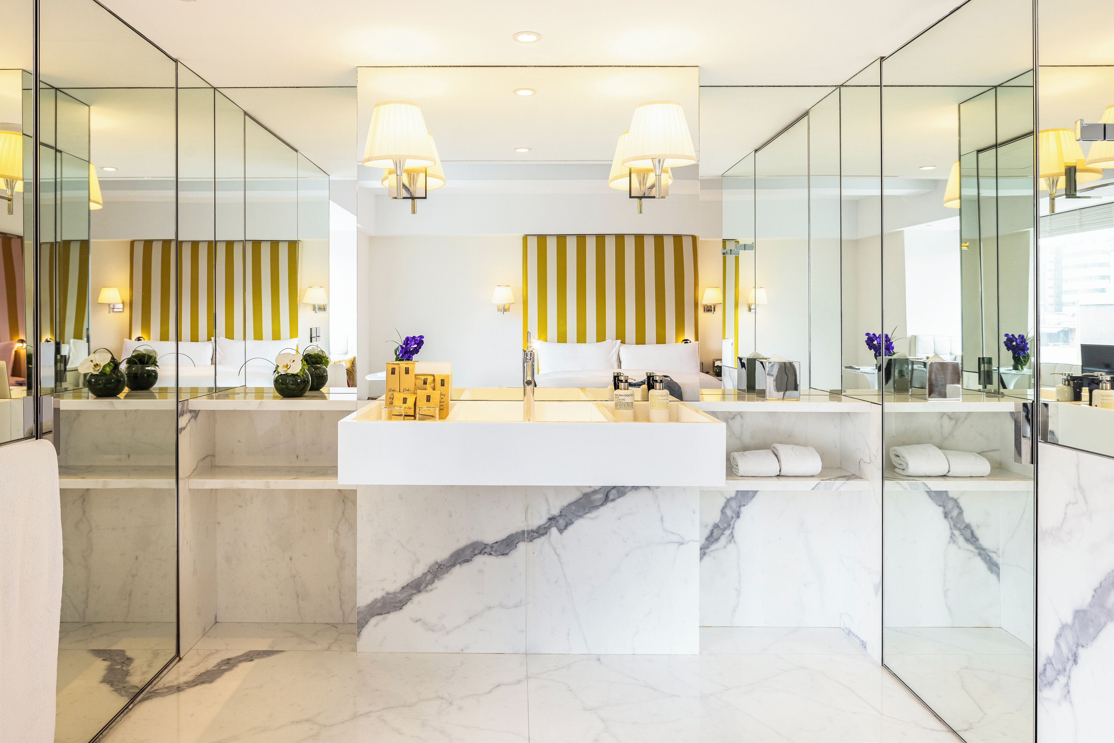 free toiletries, hair dryer, dressing gowns, slippers