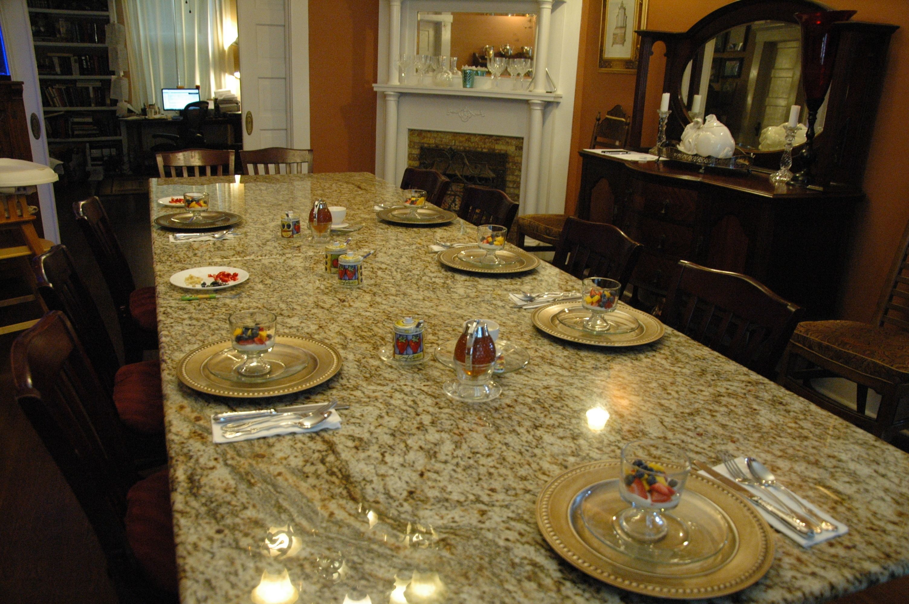 Breakfast area