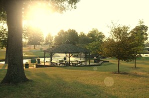 Blick von der Unterkunft