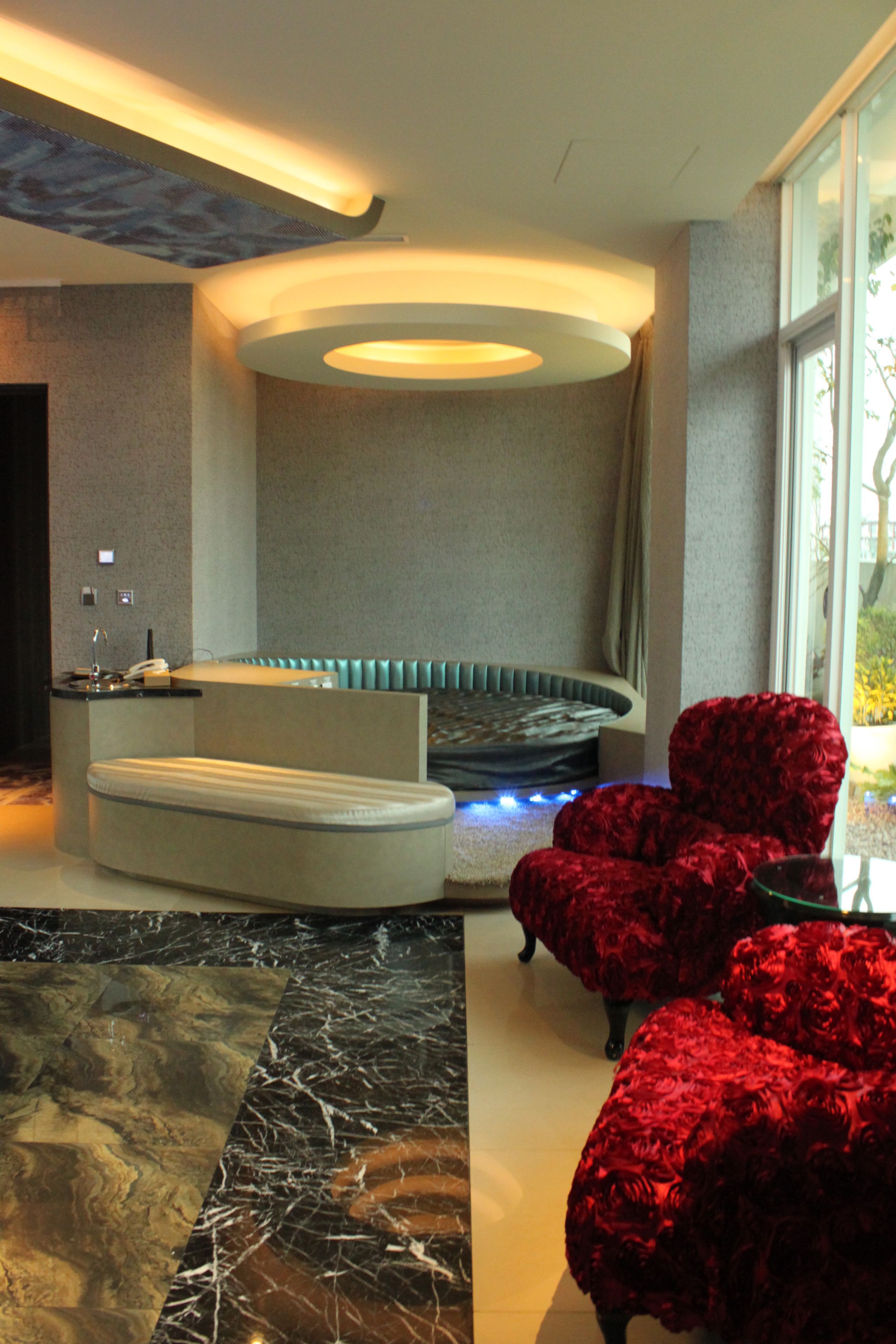 vip suite check in time starts from 6pm | living area | lcd tv