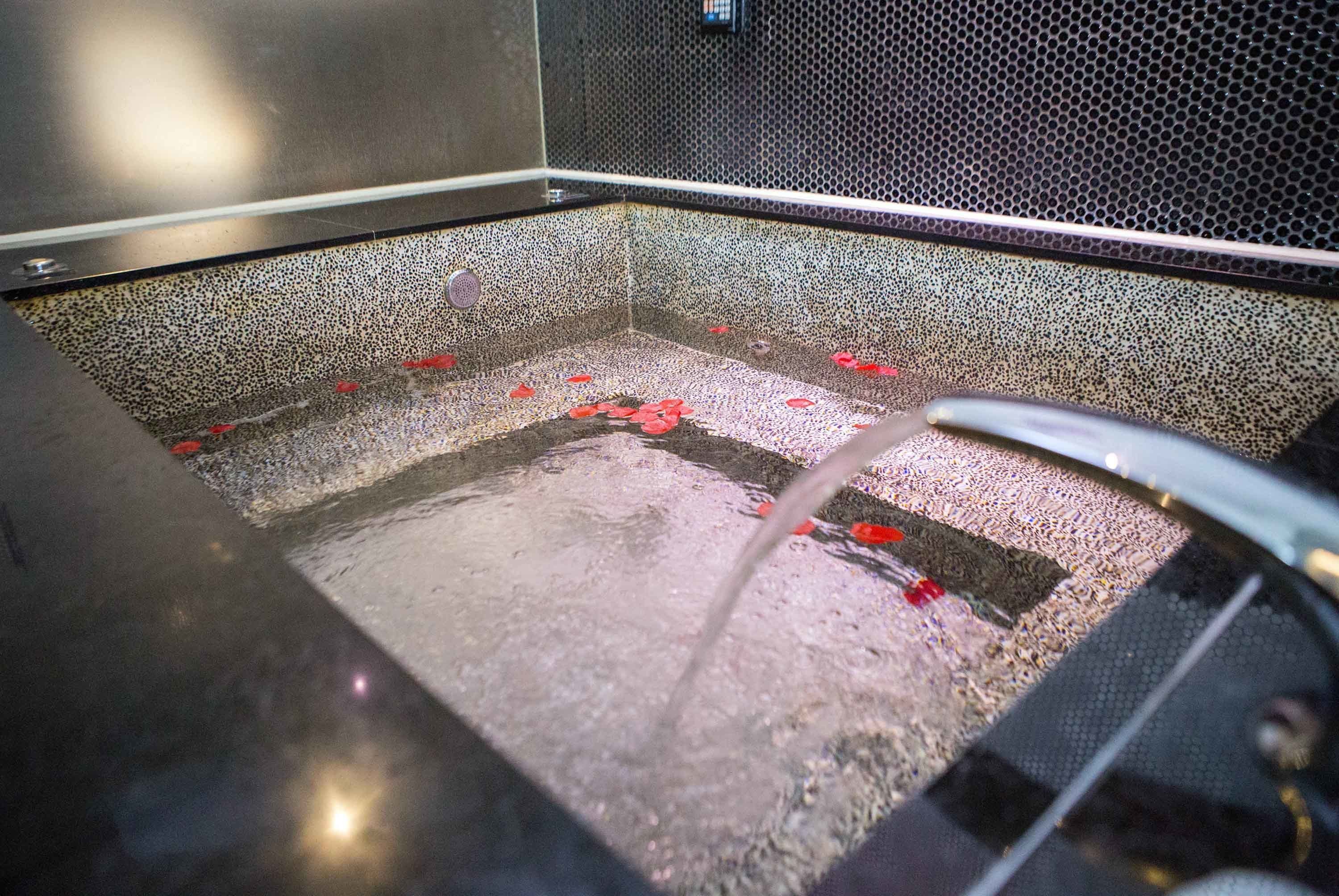 standard suite | bathroom | separate bathtub and shower, free toiletries, hair dryer, slippers